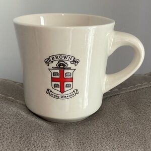Vintage Brown university diner mug in new condition
